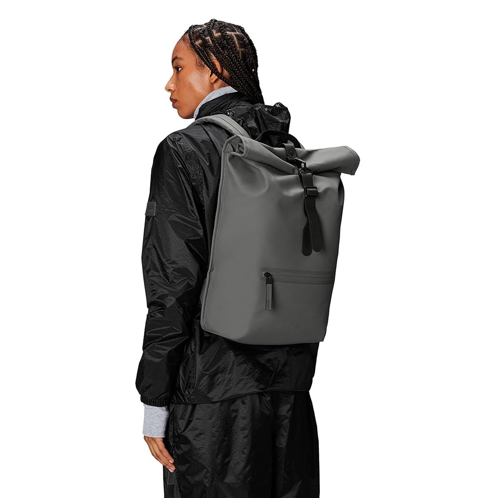 【新品】RAIN OR SHINE ROLL TOP BACK PAC 30L Amazon.com: RAINS Rolltop Rucksack – Grey Waterproof Rolltop